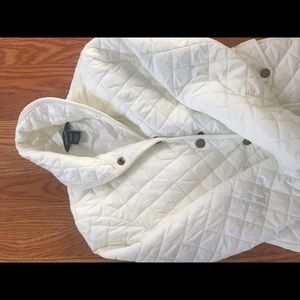 Girls Ralph Lauren Cream Quilted Jacket